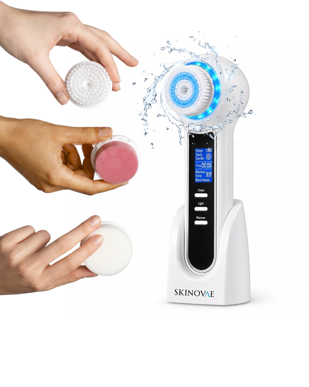 Electric facial cleansing brush & Blackhead extractor